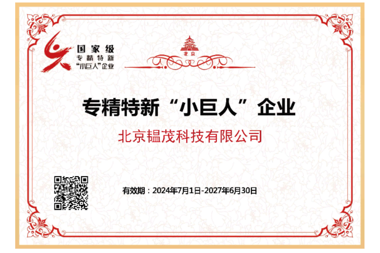 国家级专精特新“小巨人”企业